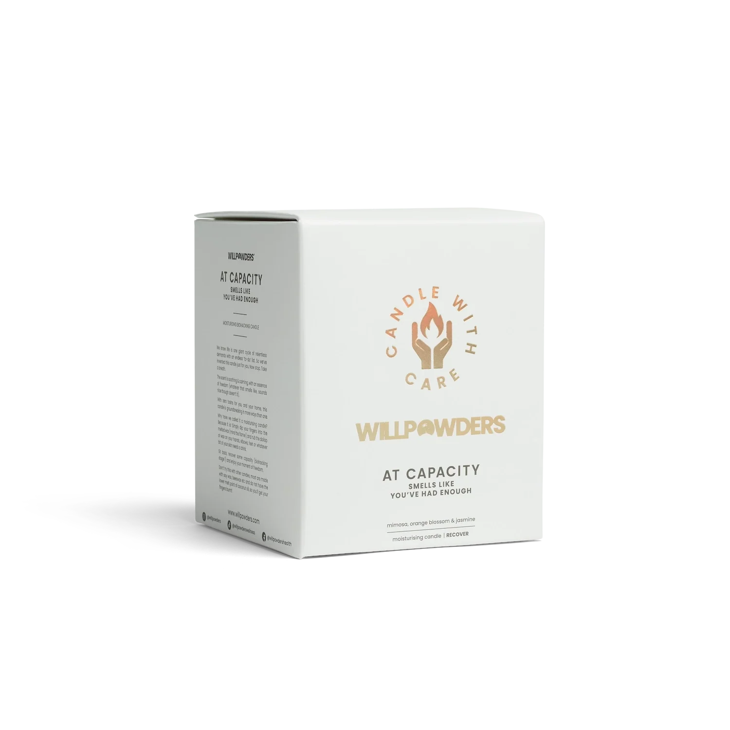 At Capacity – Natural Moisturising Candle - Image 3