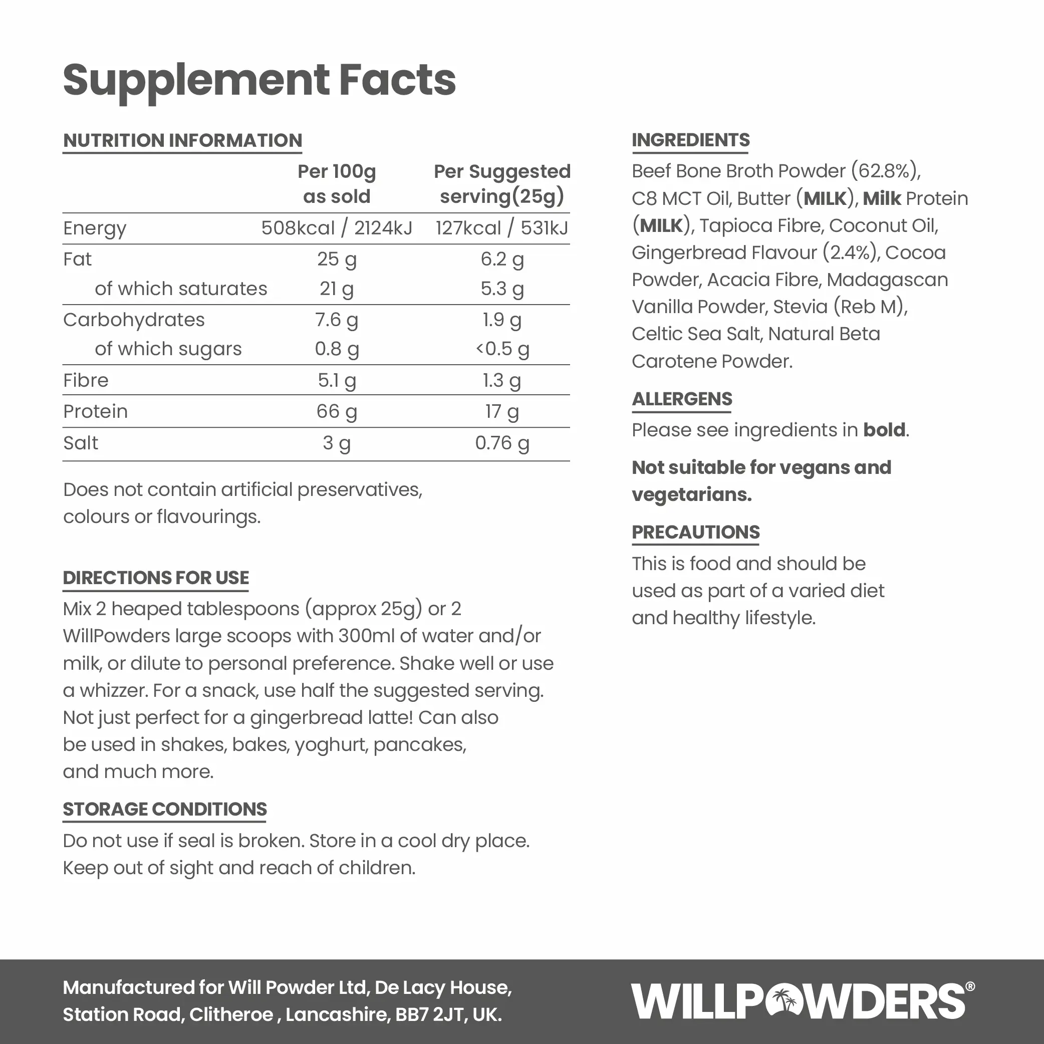 Sweet Ginger Spice Keto Protein Powder - Image 8