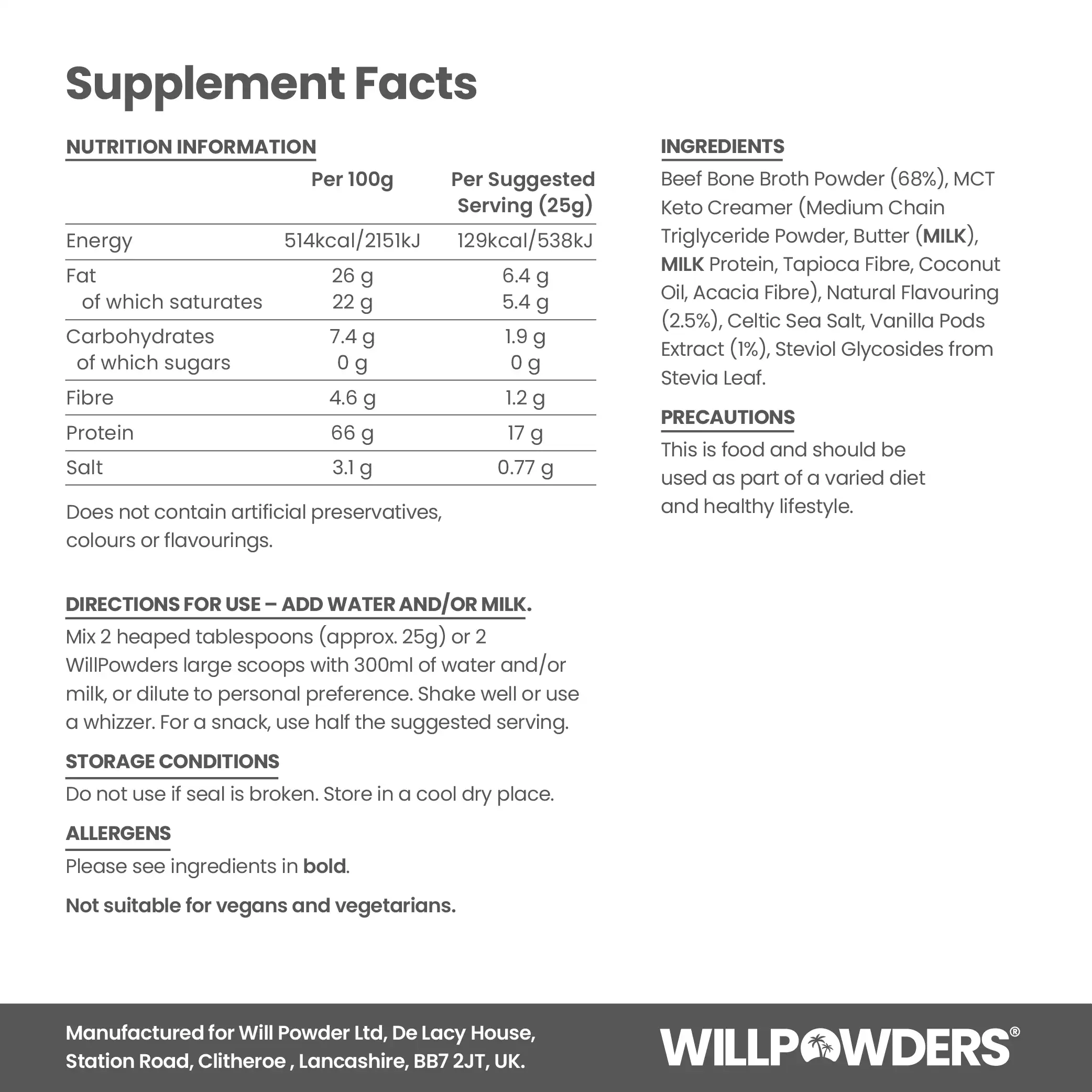 Vanilla Keto Protein Powder - Image 8